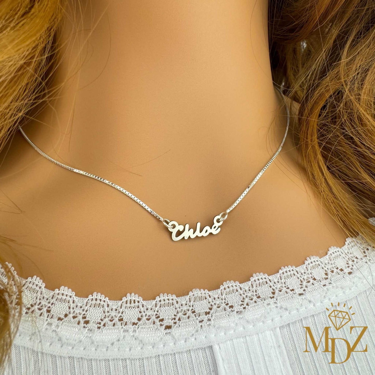 Minimalist Silver Name Necklace