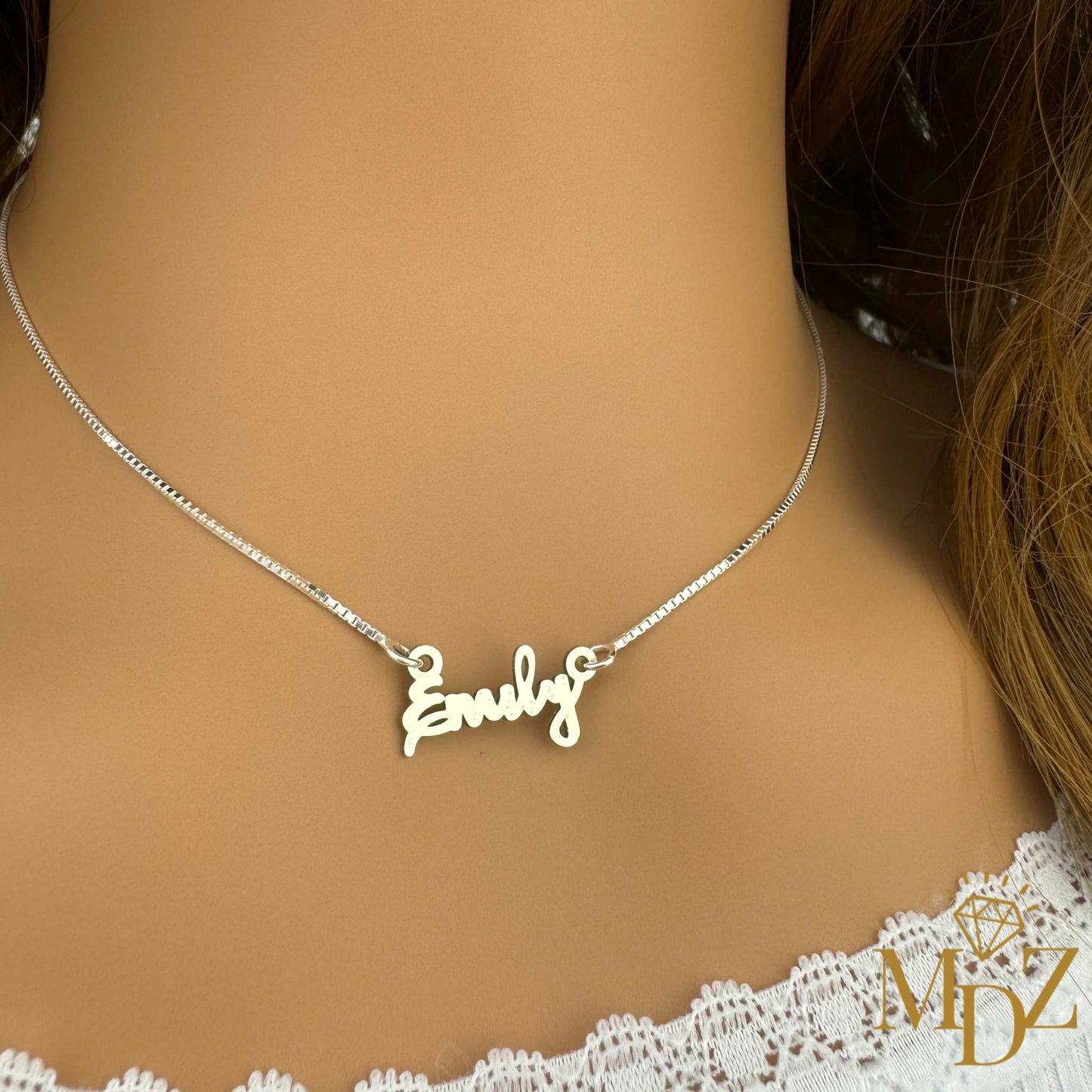 Minimalist Silver Name Necklace